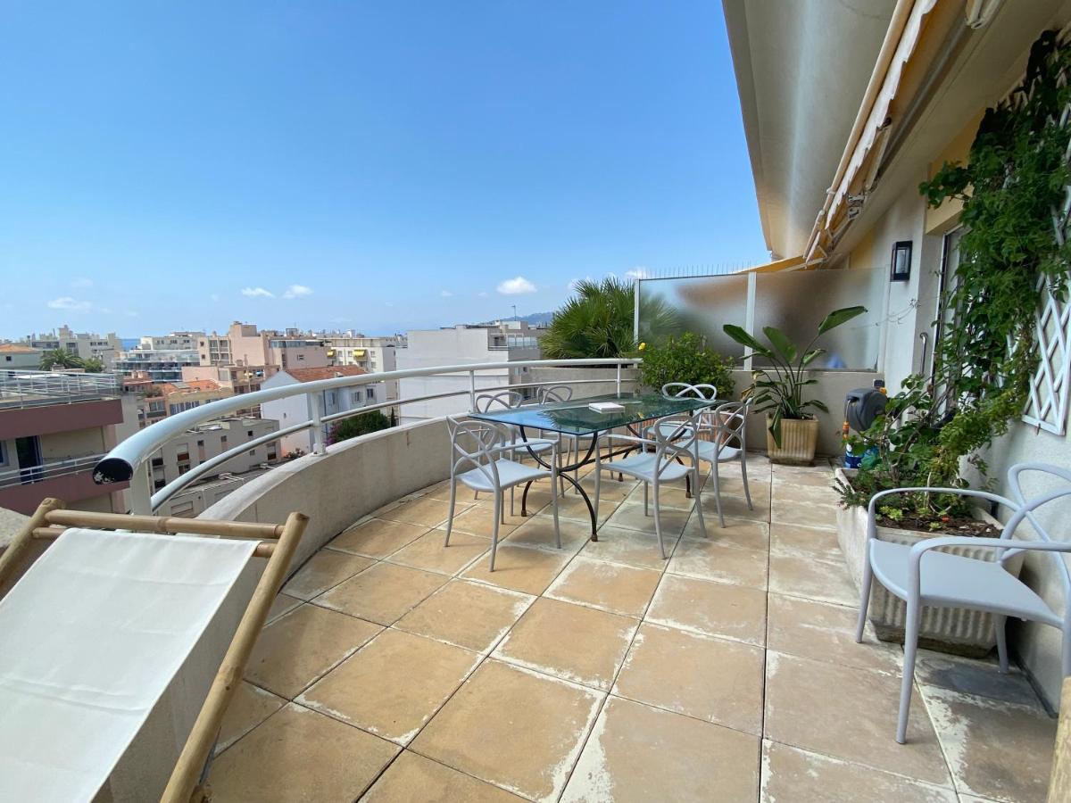 T3 Climatise Villa Juana Avec Parking Et Proche Plage Antibes Eksteriør billede