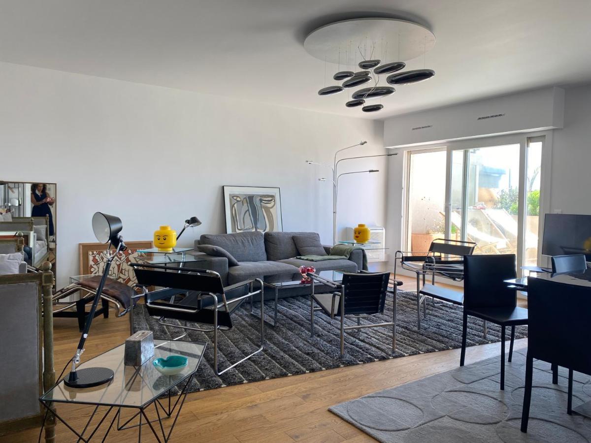 T3 Climatise Villa Juana Avec Parking Et Proche Plage Antibes Eksteriør billede