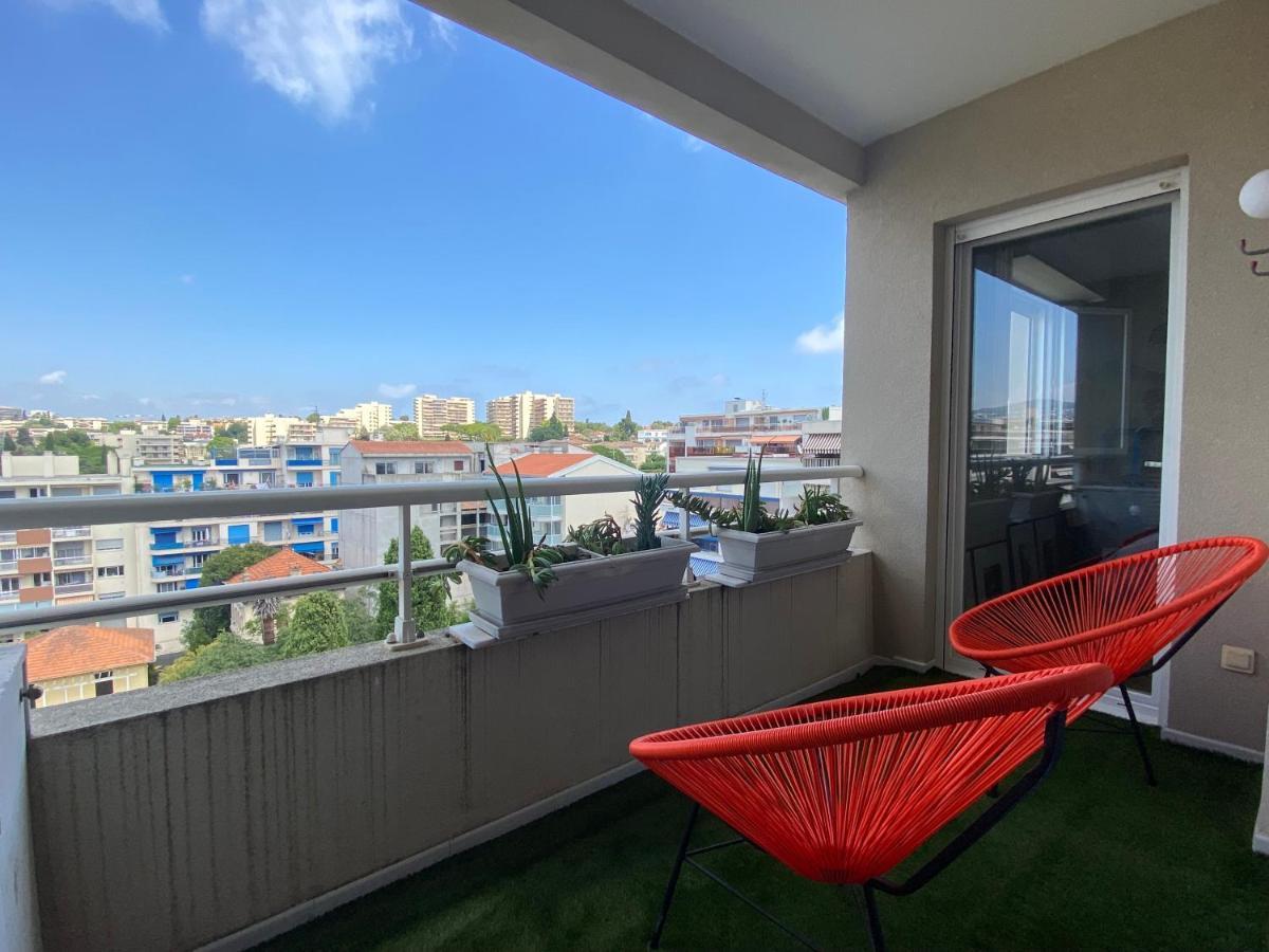 T3 Climatise Villa Juana Avec Parking Et Proche Plage Antibes Eksteriør billede